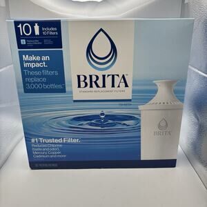 Brita - Standard Replacement Water Filter - 987554 - 10 Pack - New Sealed Boxes